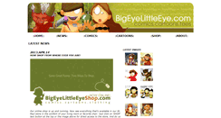Desktop Screenshot of bigeyelittleeye.com
